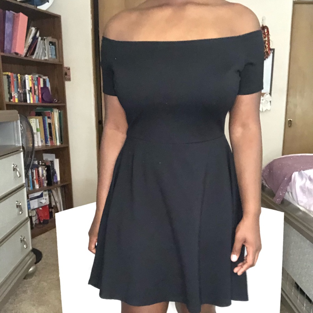 Sarin Mathews off the shoulder dress